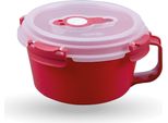 Scatola Per La Conservazione Degli Alimenti (850 Ml) - Rosso - Scatola Per La Conservazione Degli Alimenti Freschi, Ermetica Senza Bpa, Scatola Per La Conservazione, Scatola Per La Preparazione Dei Pasti, Ciotola