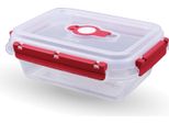 Scatola Per La Conservazione Degli Alimenti ( 900 Ml ) - Rosso - Scatola Per La Conservazione Degli Alimenti, Scatola Per Il Pranzo, Ermetica Senza Bpa, Scatola Per La Preparazione Dei Pasti, Ciotola