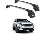 Tetto Turtle AIR-2 , Argento Peugeot 3008 All 2017 - 2024 (Suv)