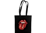 The Rolling Stones - Borsa Tote "Hackney Diamonds Shards"" RO8391 (Taglia Unica) (Nero/Rosso)"