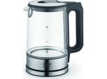 Bollitore In Vetro Cuisine Edition | Bollitore Moderno Con Elementi In Acciaio Inox | 1,7 Litri | Base Con Illuminazione A Led