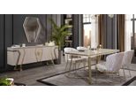 Set Sala Da Pranzo Bianca Tavolo Da Pranzo 4X Sedie 7Pz Jvmoebel