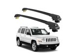 Turtle Portapacchi AIR-1 Jeep Patriot All 2007 - 2017 , Nero