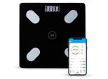 Bilancia Pesapersone Digitale Con App, Bilancia Pesapersone Bluetooth Per Grasso Corporeo, Bmi, Peso, Massa Muscolare, 180 Kg - Datascale