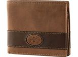 Chiemsee Pelle Portafoglio Leather Wallet Cognac Marrone
