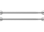 Set Di 2 - Binario Per Tende Da Doccia Da 50 Cm Senza Foratura Regolabile Da 55 Cm A 85 Cm, Binario Telescopico Estensibile Per Doccia E Bagno, Binario Per Tende In Acciaio Inox Per Il Fissaggio, Binario Per Cappotto