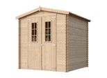 Casetta Di Legno Per Giardino 3,53 M2 - Casetta Di Legno Per Giardino - L206Xl216Xh218 Cm - Casetta Per Biciclette - Timbela M343C