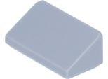 Lego: 50X Mattoncini Pendenza / Pendenza 1X2 30°, Grigio Chiaro
