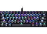 Tastiera Meccanica Da Gioco Motospeed CK61 Con 61 Tasti, Interruttori Outmu Rossi | Anti-Ghosting Completo | Retroilluminazione Rgb, Nera