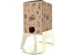 Lisa - Bacco 5 Litri Borsa In Scatola Supporto - Crema