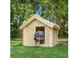Cuccia Da Esterno Per Cani Di Piccola Taglia - Casetta In Legno Per Cani Di Piccola Taglia, Tetto Impermeabile 76 X 99 X H80 Cm, Taglia S, Timbela M401-1