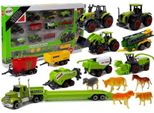 Set Di Veicoli Agricoli Con Figure