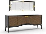 Credenza Con Specchio Design Moderno Jvmoebel