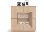Cassettiera Soggiorno Design Moderno Beige Jvmoebel