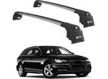 Tetto Turtle AIR-2 , Argento Audi A4 Avant (B9) 2016 - 2024 (Estate)