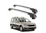 Turtle Portapacchi AIR-1 Dacia Logan Mcv All 2007 - 2012 , Argento