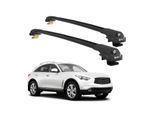 Turtle Portapacchi AIR-1 Infiniti QX70 S51 2013 - 2024 , Nero