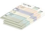 Piano Di Pulizia Pricaro "One Line"", A4, 25 Fogli, 3 Pezzi"