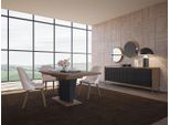 Set Sala Da Pranzo 8 Pezzi Tavolo Da Pranzo 4X Sedie Credenza Specchio Jvmoebel