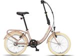 Pacto Nine - Bici Olandese Comoda Bici Pieghevole Telaio In Acciaio Bici Da 20 Pollici Cerchi In Alluminio Cambio Al Mozzo Shimano Nexus 3 Bici Pieghevole Lavanda