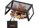 Vevor Bbq Gills Griglia A Carbonella Pieghevole 458 X 305 X 205 Mm, Griglia Da Tavolo Portatile Da Viaggio 6 Kg Caricabile, Griglia Da Picnic Pieghevole Da Esterno Griglia Da Campeggio Nera 300 ℃, Per Terrazza, Campeggio, Party