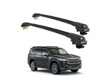 Turtle Portapacchi AIR-1 Toyota Land Cruiser J300 2022 2023 2024 , Nero