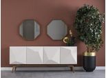 Credenza Con 2X Specchio Design Moderno Jvmoebel