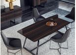 Set Sala Da Pranzo Tavolo Marrone Di Lusso 4X Sedie Jvmoebel