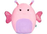 Squishbrubies Flori La Farfalla - Peluche Di 35 Cm - Morbidissimo Peluche Da Coccolare, Regalare E Collezionare - Rosa