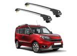 Turtle Portapacchi AIR-1 Fiat Doblo 2 2010 - 2022 (Barre Rialzate) , Argento