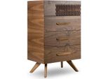 Cassettiera Marrone 71 X 45 X 113 Cm Jvmoebel