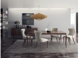 Set Sala Da Pranzo 6 Pezzi Tavolo Da Pranzo 4X Sedie Credenza Jvmoebel