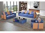Set Di Divani 321 Posti Blu Lusso Jvmoebel