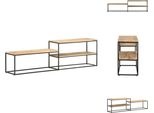 Vidaxl Mobile Tv 180X30X50 Cm Legno Di Mango Grezzo - Mobili Tv