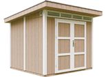 Capanno Da Giardino Di 5,9M² Con Pavimento E Piastrelle Bituminose - Capanno Da Giardino L279Xl293Xh239 Cm - Capanno Da Giardino Timbela M903A - Terra Brown