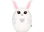 Squishbrubies Hazel Il Coniglietto - Peluche Di 35 Cm - Morbidissimo Peluche Da Coccolare, Regalare E Collezionare - Bianco
