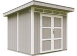 Capanno Da Giardino Di 5,9M² Con Pavimento E Piastrelle Bituminose - Capanno Da Giardino L279Xl293Xh239 Cm - Capanno Da Giardino Timbela M903A - Grigio Tundra