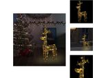 Vidaxl Led Renna Decorazione Natalizia 90 Led 60X16X100 Cm Acrilico - Illuminazione Natalizia