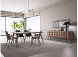 Sala Da Pranzo Tavolo Da Pranzo 4X Sedie Credenza Di Lusso Con Specchio Jvmoebel