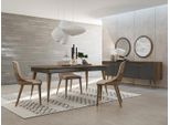Set Per Sala Da Pranzo Tavolo Da Pranzo 4X Sedie Credenza Con 2X Specchio Jvmoebel