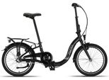 Pacto Seven - Bicicletta Olandese Di Alta Qualità Bicicletta Pieghevole 27 Cm Telaio In Alluminio Bicicletta Con Ruote In Alluminio Da 20 Pollici, Cambio Shimano A 3 Velocità Bicicletta Pieghevole