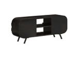 The Living Store Mobile Tv 110X30X45 Cm Legno Di Mango Grezzo