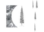 Vidaxl Supporto Per Mezzo Albero Di Natale Artificiale Slim Silver 240 Cm - Alberi Di Natale