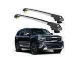 Turtle Portapacchi AIR-1 Kia Mohave HM2 2020 - 2024 Barre Rialzate , Argento
