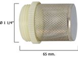Filtro In Acciaio Inox Per Valvola Di Non Ritorno Da 1 1/4""