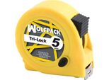 Wolfpack Linea Profesional - Flessometro Magnetico Giallo Con Freno 5 Metri / 19 Mm.