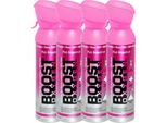 Boost Oxygen Ossigeno Puro In Lattina - 20 Litri Pompelmo Rosa, Ossigeno Puro Al 95% In Quattro Lattine Portatili Da Cinque Litri