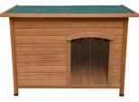 Cuccia In Legno Casa Per Cani Casa Per Animali Domestici All'aperto Tetto Pieghevole Pavimento Rialzato