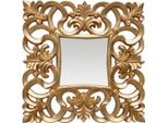 Casa Padrino Specchio Barocco Oro 76 X H. 76 Cm - Specchio Quadrato Da Parete In Stile Barocco - Magnifico Specchio Da Armadio In Stile Antico - Interni Barocchi - Mobili Barocchi