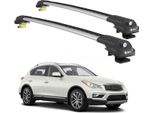 Tetto Turtle AIR-1 Infiniti QX50 J50 2014 2015 2016 2017 , Argento